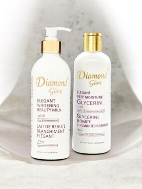 Diamond Glow Elegant Whitening Beauty Milk & Glycerin Skincare Set